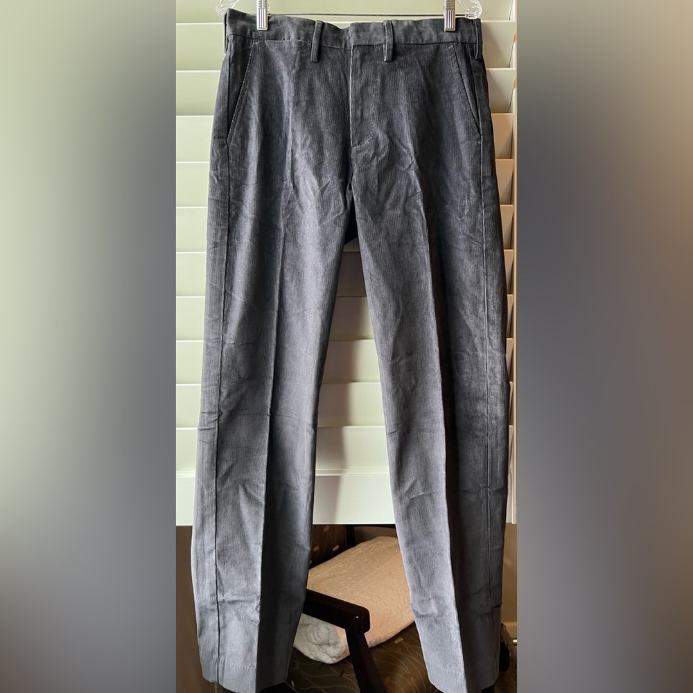 Lands' End - NEW IN BAG - Sizes 32R 33R 34R  Men's Fine Whale Cords in Black